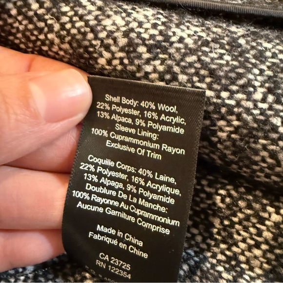 Aritzia Babaton Jacoby Wrap Long Coat size XS - Picture 10 of 13